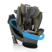 Evenflo Revolve360 Extend Convertible Car Seat with 360 Rotation, Quick Clean Cover, Rockland Green