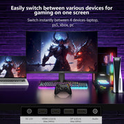 Z-Edge UG27S 27 Inch Curved Gaming Monitor, FHD 1080P, 300Hz Refresh Rate, 1ms Response Time, AMD FreeSync, HDR, Black