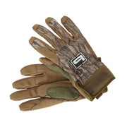 Banded Soft Shell Blind Fishing Gloves, Waterproof, Cowhide Reinforced, Adjustable Elastic Wrist Cuff, Bottomland, X-Large B1070007