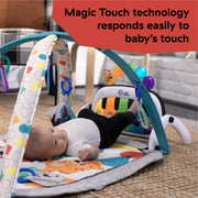 Kids2 Baby Einstein Kickin' Tunes 4-in-1 Infant Activity Gym Musical Play Mat with Piano, Multicolor, 0-36 Months, 17413-000