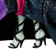 Mattel Maleficent Collector Fashion Doll with 9 Points of Articulation, Signature Horns, Dragon-Scale Gown, Green Scepter Accessory, Doll Stand JLT53