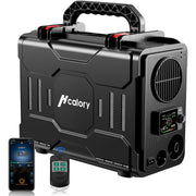 HCALORY HC-A01 12V 5KW All-In-One Portable Diesel Air Heater, Black