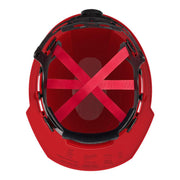 Milwaukee 48-73-1228 BOLT Red Front Brim Vented Hard Hat with 6pt Ratcheting Suspension