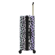 Olivet 20-Inch Hardside Carry-On Luggage, Lightweight ABS Hard-Shell, Leopard Print, TSA-Approved Lock, 8 Spinner Wheels, Expandable HOL-2023-LEOP20