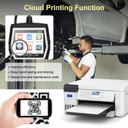 Tidymend C800 OBD2 Scanner Diagnostic Tool for Cars and Trucks, Cloud Printed, Silver