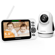 HelloBaby HB6352 Baby Monitor with Remote Pan-Tilt-Zoom, 5.0