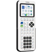 Texas Instruments TI-84 Evo Graphing Calculator with Python Programming, Icon Home Screen, USB-C Port, 3x Faster Processor, White
