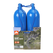 Ozark Trail BT6309 2 Pack 6.5 X 23-In Inflatable Marine Fender, Blue