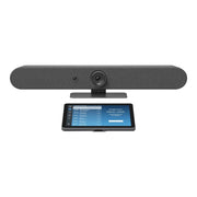 Logitech Rally Bar Video Camera with Motorized 15x PTZ, Optical Image Stabilization, AI RightSight Auto-Framing, 10.1in Touch Controller, Graphite, 991-000419