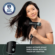Shark SpeedStyle Professional Lightweight Ionic Hair Dryer, High-Velocity 100 mph, Intelligent Heat Regulation, Spearmint Green, 1800W, HD701GN