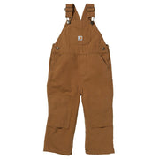Carhartt Washed Bib Overalls for Babies or Toddlers - Carhartt Brown - 18 months