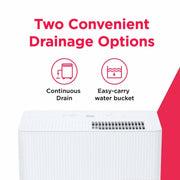 Frigidaire 22 Pint Utility Dehumidifier with Custom Humidity Control, Automatic Shutoff, ENERGY STAR Certified, White, FHDD2233Y1