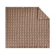 Mainstays Cloud Matelasse Quilt, King Size, Warm Brown, All-Season Lightweight Cotton-Polyester Blend