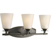 Progress Lighting P3248-77 3-Light Bath Bracket, Forged Bronze