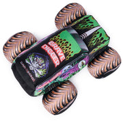 Monster Jam Grave Digger Plush Truck, 10-Inch, Black, Battery Operated with Lights and Sound Effects
