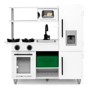 Delta KT86593GN-1652 Children Deluxe Modern Toy Kitchen Playset White