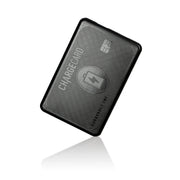 AquaVault ChargeCard Portable Charger, Ultra-Slim 5000mAh 20W Wireless Magnetic Fast Charge, Matte Black, Compatible with iPhone 12-17 and Android, AV11-WirelessChargeCard