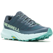 Merrell Agility Peak 5 Trail Running Shoes, Breathable Mesh TPU Upper, FloatPro Foam Midsole, Vibram MegaGrip Outsole, Slate, 9