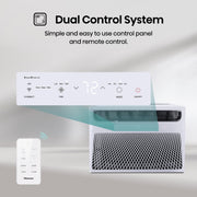 Hisense 10,000 BTU Window Air Conditioner, 550 Sq Ft Coverage, White, Remote Control, LED Display, Multi-Purpose Modes, ConnectLife App Enabled, WAW1025CW1W