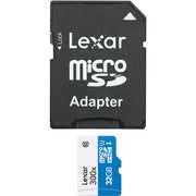 Micron LSDMI32GBB1NL300A Lexar High-Performance MicroSDHC 300x 32GB UHS-I/U1 Adapter Flash Memory Card