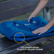 RTIC Insulated Tote Bag, 58-Can Capacity, 35 Liter, Leak-Resistant Interior, Waterproof Exterior, Berry Jam
