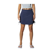 Columbia Womens All Seasons Ruched Skort with Omni-Shade UPF 50 and Omni-Shield Repellency, Nocturnal, Large, 2114801466L