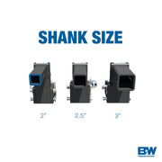 B&W Trailer Hitches TS10048B Tow and Stow Tri Ball Mount