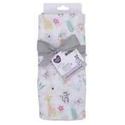 Parent's Choice Baby Swaddle Blanket, 100% Cotton Muslin, Jungle Print Pink, 47 x 47 in, 5109301R
