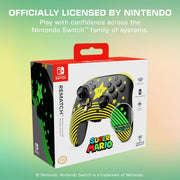Turtle Beach Rematch Wireless Controller, Super Mario Star Design, Glows in the Dark, Rechargeable Battery, Wireless, Motion Controls, Programmable Back Buttons, Nintendo Switch Compatible