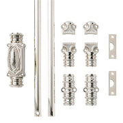 Signature Hardware Aldemer 72 Inch Tall Window Cremone Security Bolt, Solid Brass, Matte Black, 955209-1.75