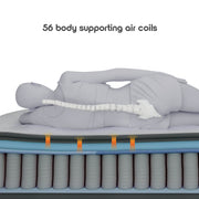 Tzumi 30409SC Cozi King Size Air Mattress, 13 in Thick, Built-In Pump, Soft Flocked PVC Top