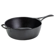 Lodge Blacklock '49 Triple-Seasoned 4-Qt. Cast-Iron Deep Skillet with Lid
