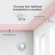 X-Sense SC07 Smoke & Carbon Monoxide Alarm Combo, 10-Year Sealed Lithium Battery, Photoelectric Sensor, White