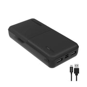 Pocket Juice 8683 20,000mAh Slim Pro, Portable Power Bank and Charger with Dual USB Ports