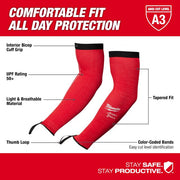 Milwaukee 48-73-9031 Cut Level 3 Protective Sleeves 18