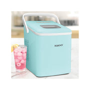 Igloo IGLICEB26HNAQ Automatic Self-Cleaning Portable Electric Countertop Ice Maker Machine With Handle, 26 Pounds in 24 Hours, 9 Ice Cubes Ready in 7 minutes, With Ice Scoop and Basket