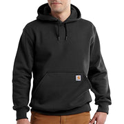 Carhartt Rain Defender Loose-Fit Heavyweight Hooded Long-Sleeve Sweatshirt for Men, Black, XL
