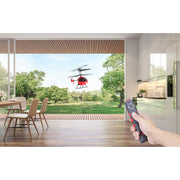 Voyage Aeronautics Micro RC Helicopter Pocket Flyer, Gesture Control, LED Searchlight, Red