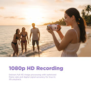 Vivitar  DVRE507-PNK PopCam Digital Camcorder, 48MP, Full HD 1080p Video Camera with 3