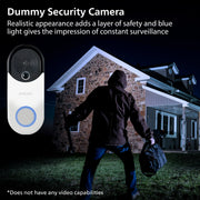 Philips DES6572WB/37 Wireless Security Doorbell Chime Kit, Decoy Doorbell Camera, Motion-Activated Light, 150' Range, White