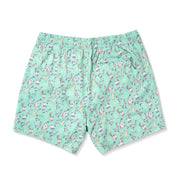 AFTCO Strike Printed Swim Trunks for Men, Slim Fit, UPF 50 Sun Protection, DWR Stain Resistant, Steel Color, M230-STL-2X
