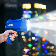 As Seen On TV Star Patrol Flashlight, Tactical, 9,000 Lumens, 10 Modes, Built-In Kickstand, Phone Charger, Water-Resistant
