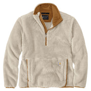 Carhartt Loose-Fit Fleece Half-Zip Pullover for Ladies - Oat Milk - XL