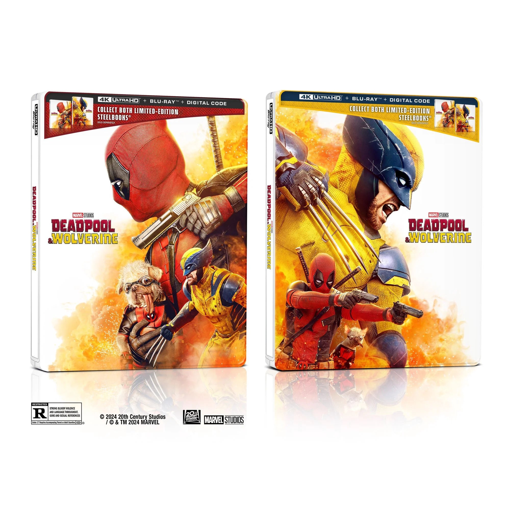 Disney Deadpool & Wolverine (4K Ultra HD + Blu-Ray + Steelbook Set ...