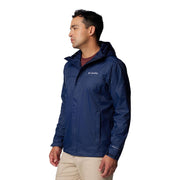 Columbia Men's Watertight II Rain Jacket, Waterproof Nylon Shell, Omni-Shield Technology, Packable, Collegiate Navy, XL, 153389