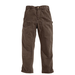 Carhartt Loose Straight Washed Duck Double-Front Dungarees - Dark Brown - 36x30