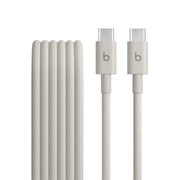 Beats MDGD4LL/A USB-C to USB-C Woven Cable, Reinforced Braided Design, Fast Charging 60W, Data Transfer USB 2.0, Surge Stone, 5 ft