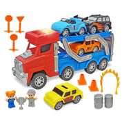 Kid Connection Jumbo Ramp Hauler Play Set, 16 Pieces