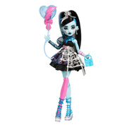 Monster High JBG75 Scary Sweet Birthday Frankie Stein Doll in Party Dress with Balloon & Gift