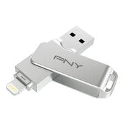 PNY P-FDI64GDULINKLGTWM-GE 64GB DUO LINK iOS USB 3.2 Dual Flash Drive